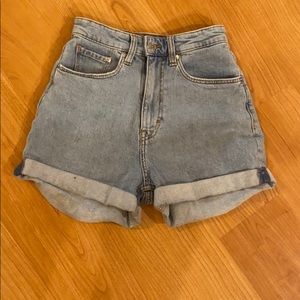 mom jean shorts💟